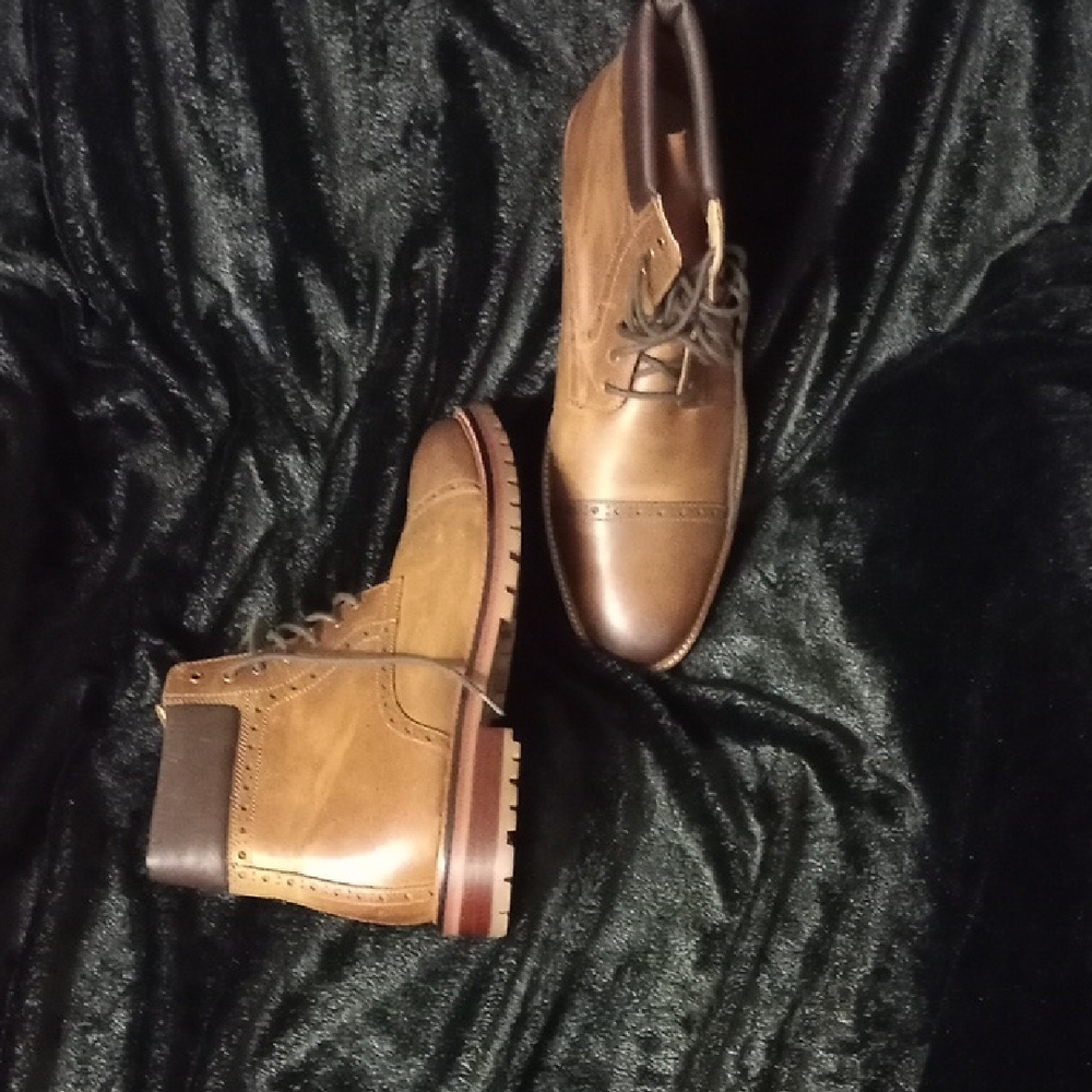 Brown Leather Men's Boots